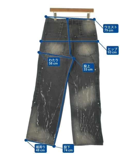 ANDERSSON BELL（アンダースンベル）デニムパンツ グレー サイズ:31(M位) メンズ/2200670783397