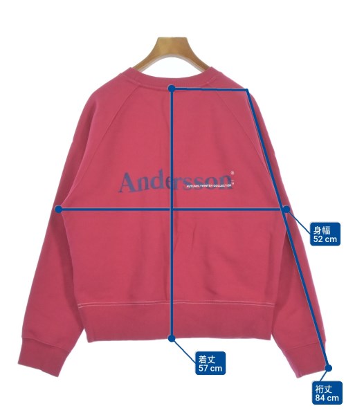 ANDERSSON BELL（アンダースンベル）スウェット ピンク サイズ:S レディース/2200686522041