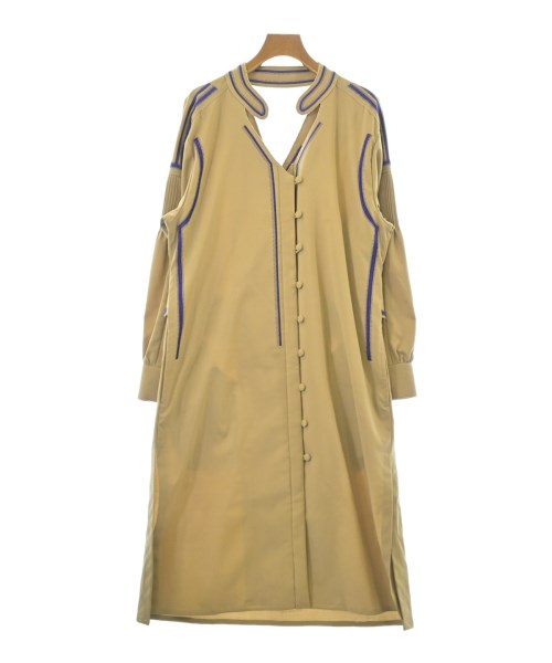 SATOKO OZAWA(サトコオザワ)シャツワンピース ベージュ サイズ:2(M位)/2200654246054