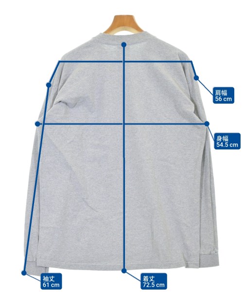PRO CLUB（プロクラブ）Tシャツ・カットソー グレー サイズ:XL メンズ/2200606995047