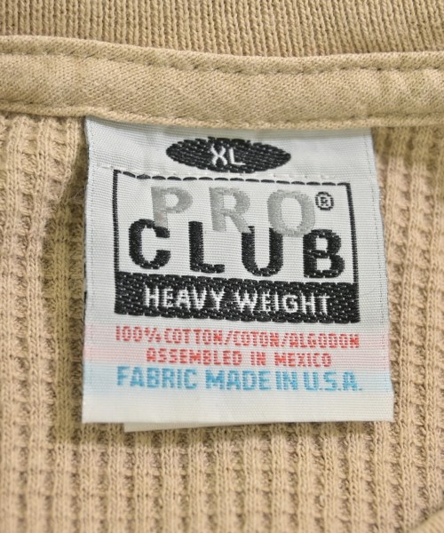 PRO CLUB（プロクラブ）Tシャツ・カットソー ベージュ サイズ:XL メンズ/2200698803015