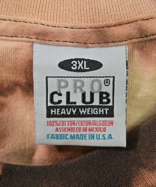 PRO CLUB（プロクラブ）Tシャツ・カットソー 茶 サイズ:3XL メンズ/2200722516089