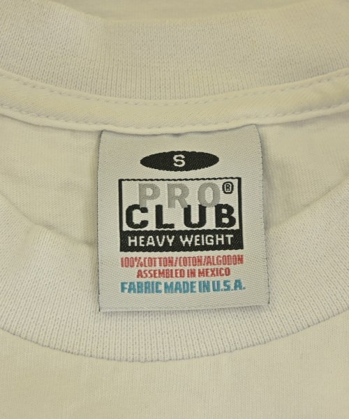 PRO CLUB（プロクラブ）Tシャツ・カットソー 白 サイズ:S レディース/2200727522092