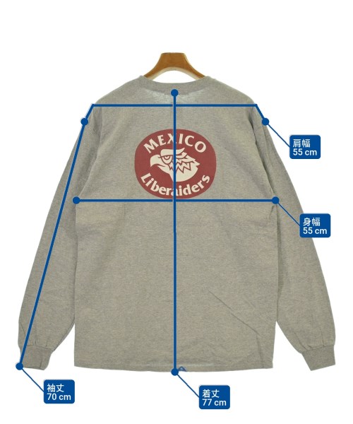 Liberaiders（リベレイダース）Tシャツ・カットソー グレー サイズ:M メンズ/2200647159248