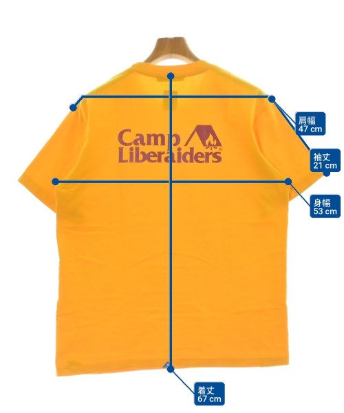 Liberaiders（リベレイダース）Tシャツ・カットソー 黄 サイズ:M メンズ/2200720471380