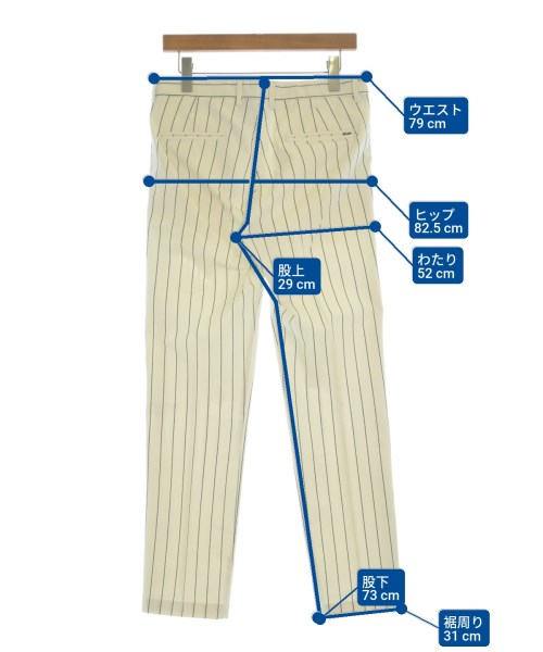 C-PLUS（シープラス）スラックス 白 サイズ:31(M位) メンズ/2200672807626