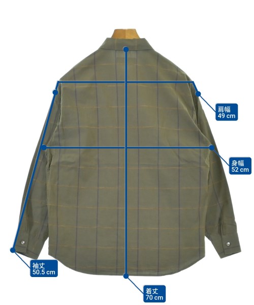 KIJI（キジ）カジュアルシャツ カーキ サイズ:2(M位) メンズ/2200643916029