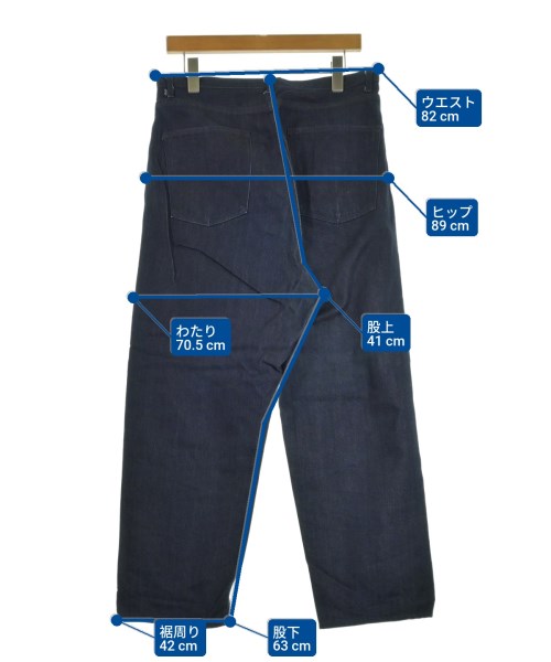 KIJI（キジ）デニムパンツ 紺 サイズ:4(XL位) メンズ/2200656841042