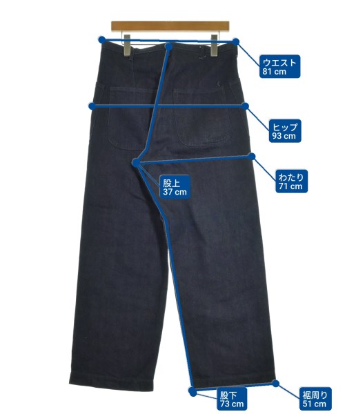 KIJI（キジ）デニムパンツ 紺 サイズ:4(XL位) メンズ/2200656841059