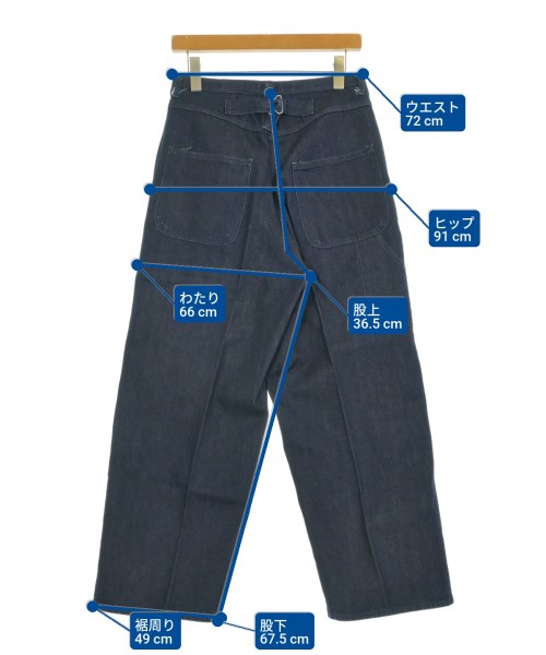 KIJI（キジ）デニムパンツ 紺 サイズ:4(XL位) メンズ/2200663182077