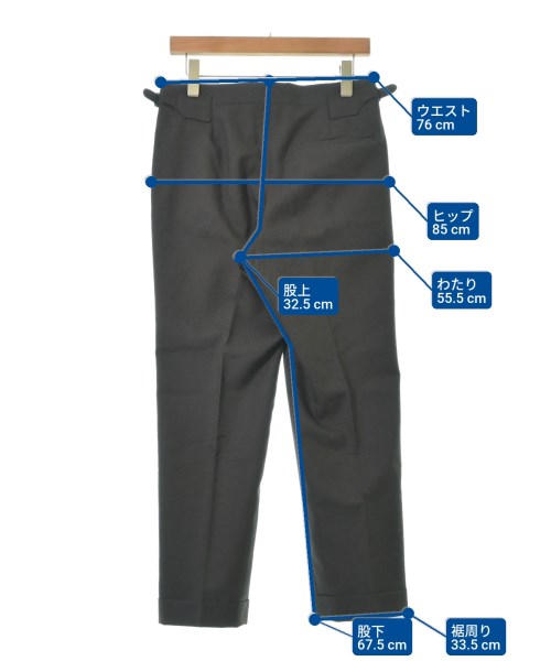 IGARASHI TROUSERS（イガラシトラウザーズ）スラックス 茶 サイズ:-(S位) メンズ/2200604920119