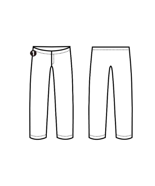 IGARASHI TROUSERS（イガラシトラウザーズ）スラックス 黒 サイズ:-(S位) メンズ/2200604920126