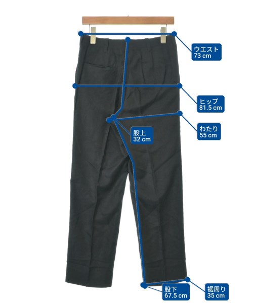 IGARASHI TROUSERS（イガラシトラウザーズ）スラックス 黒 サイズ:-(S位) メンズ/2200604920126