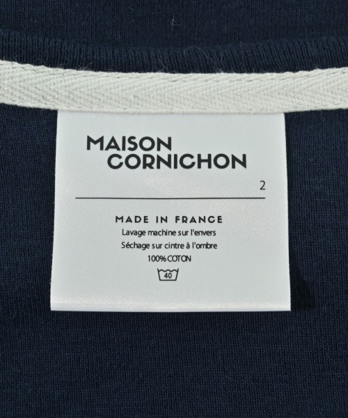 MAISON CORNICHON（メゾンコルニション）Tシャツ・カットソー 紺 サイズ:2(M位) メンズ/2200671865191
