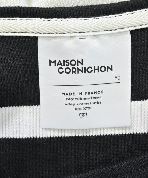 MAISON CORNICHON（メゾンコルニション）Tシャツ・カットソー 黒 サイズ:F レディース/2200691293028
