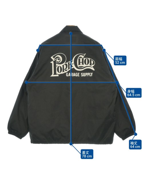 PORKCHOP（ポークチョップ）ブルゾン 黒 サイズ:XL メンズ/2200677881010