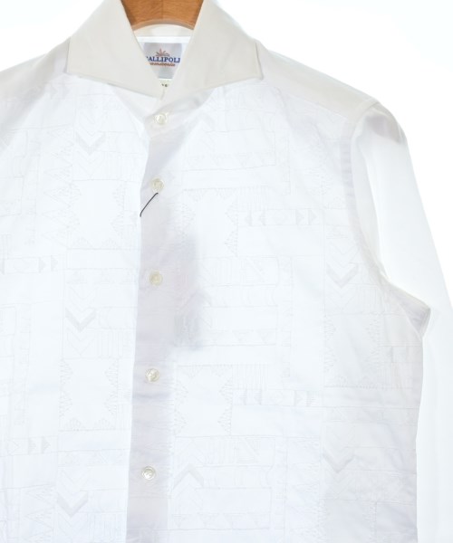 GALLIPOLI camiceria（ガリポリカミチェリア）カジュアルシャツ 白 サイズ:46(M位) メンズ/2200607203042