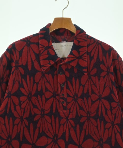 CAMIEL FORTGENS（カミエルフォートヘンス）ポロシャツ 赤 サイズ:S メンズ/2200628353061