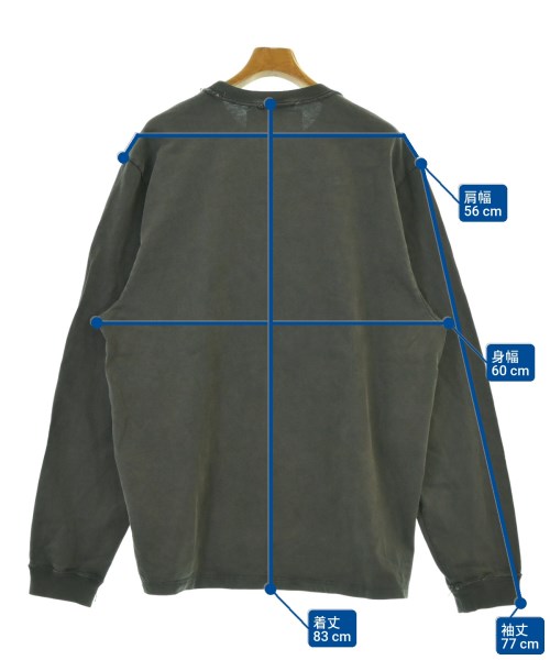 CAMIEL FORTGENS（カミエルフォートヘンス）Tシャツ・カットソー グレー サイズ:M メンズ/2200673332042