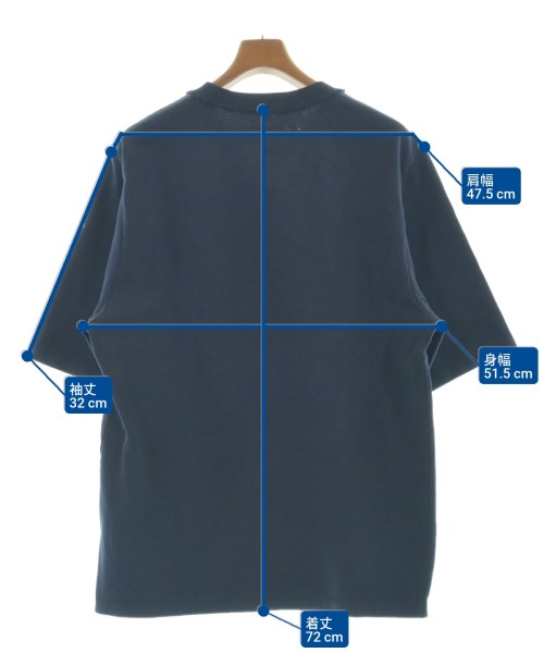 CAMIEL FORTGENS（カミエルフォートヘンス）Tシャツ・カットソー 紺 サイズ:S メンズ/2200651456128