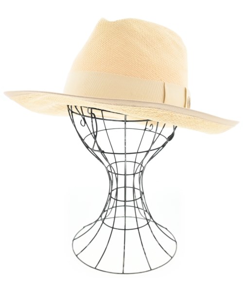 Chapeau d' O(シャポードオー)ストローハット ベージュ サイズ:57.5cm/2200693512097