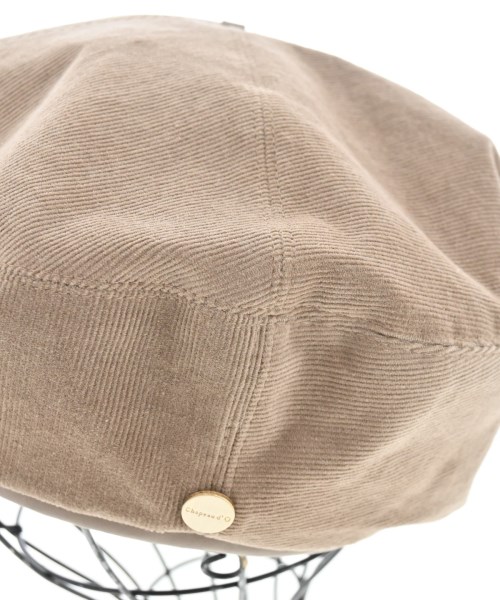 Chapeau d' O（シャポードオー）ハンチング・ベレー帽 ベージュ サイズ:57.5cm レディース/2200696550072