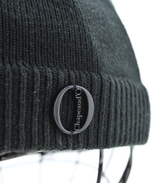 Chapeau d' O（シャポードオー）ニットキャップ・ビーニー 黒 サイズ:- レディース/2200663389087