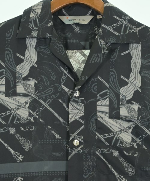 NIPOALOHA（ニポアロハ）カジュアルシャツ グレー サイズ:1(S位) メンズ/2200552438100