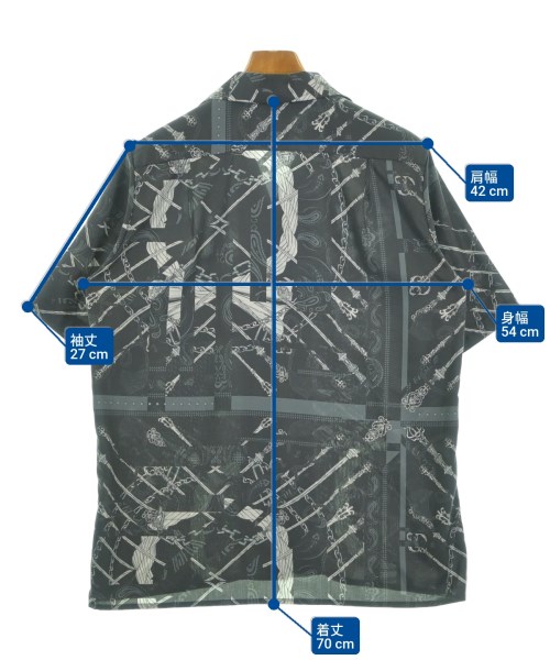 NIPOALOHA（ニポアロハ）カジュアルシャツ グレー サイズ:1(S位) メンズ/2200552438100