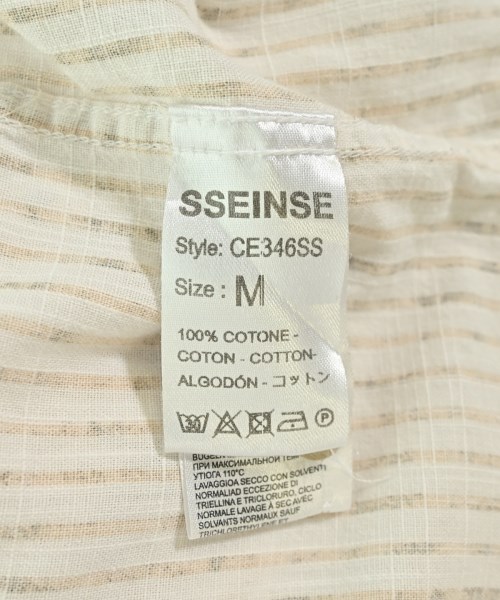 sseinse（センス）カジュアルシャツ 白 サイズ:M メンズ/2200704966031