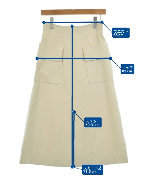 SEASON STYLE LAB（シーズンスタイルラボ）ロング・マキシ丈スカート 白 サイズ:38(M位) レディース/2200617593058