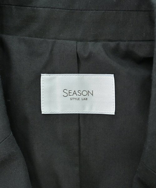 SEASON STYLE LAB（シーズンスタイルラボ）テーラードジャケット 黒 サイズ:38(M位) レディース/2200699137010