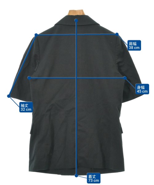 SEASON STYLE LAB（シーズンスタイルラボ）テーラードジャケット 黒 サイズ:38(M位) レディース/2200699137010