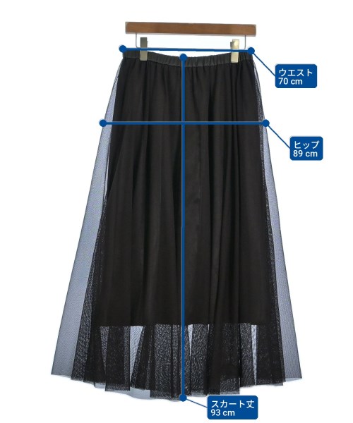 SEASON STYLE LAB（シーズンスタイルラボ）ロング・マキシ丈スカート 茶 サイズ:40(M位) レディース/2200700661053