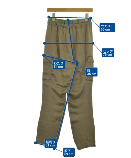 SEASON STYLE LAB（シーズンスタイルラボ）カーゴパンツ カーキ サイズ:S レディース/2200683685022