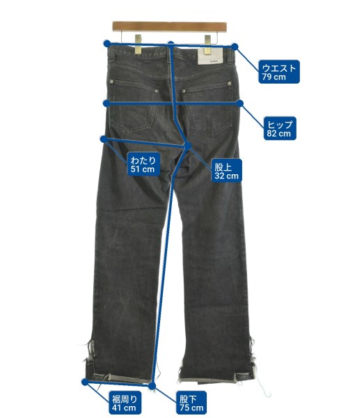 kudos（クードス）デニムパンツ グレー サイズ:1(S位) メンズ/2200623552117