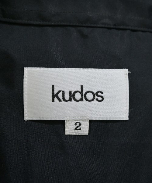 kudos（クードス）カジュアルシャツ 黒 サイズ:2(M位) メンズ/2200657002060