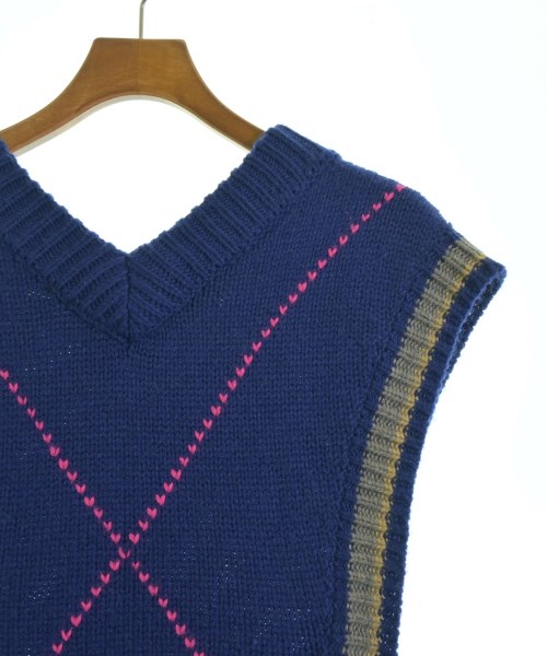 kudos（クードス）ベスト 青 サイズ:F メンズ/2200702344053