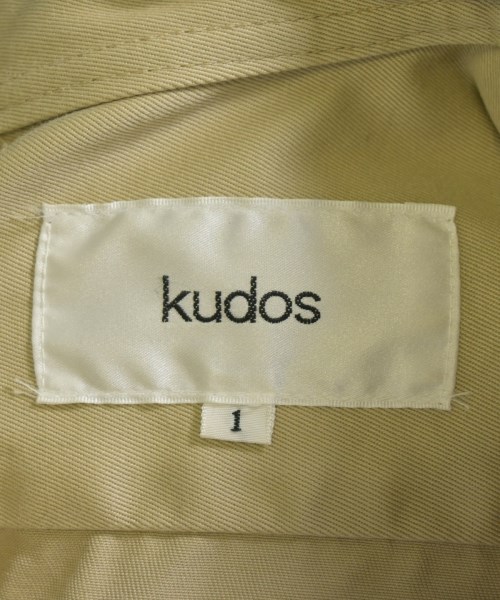 kudos（クードス）カジュアルシャツ ベージュ サイズ:1(S位) メンズ/2200686636014