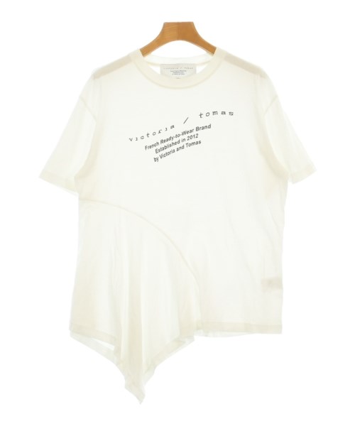 VICTORIA/TOMAS(ビクトリアトマス)Tシャツ・カットソー 白 サイズ:36(XS位)/2200697989055