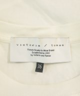 VICTORIA/TOMAS（ビクトリアトマス）Tシャツ・カットソー 白 サイズ:36(XS位) レディース/2200697989055