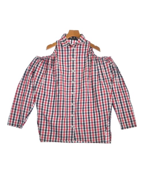 VICTORIA/TOMAS(ビクトリアトマス)カジュアルシャツ 赤 サイズ:36(XS位)/2200653598079