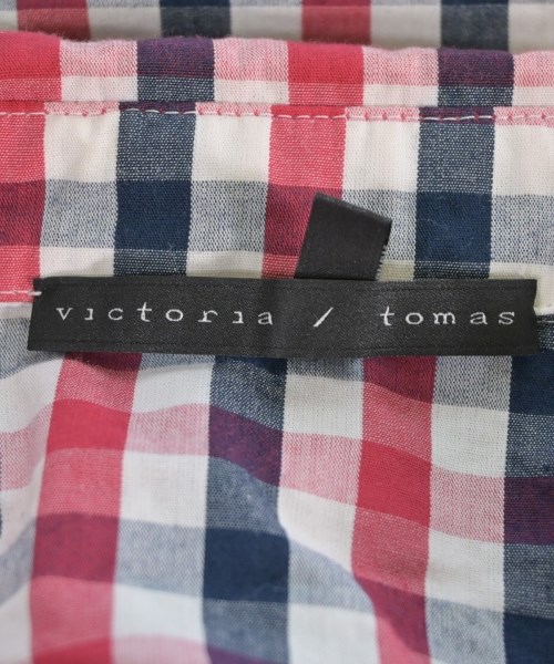 VICTORIA/TOMAS（ビクトリアトマス）カジュアルシャツ 赤 サイズ:36(XS位) レディース/2200653598079