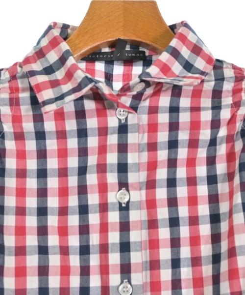 VICTORIA/TOMAS（ビクトリアトマス）カジュアルシャツ 赤 サイズ:36(XS位) レディース/2200653598079