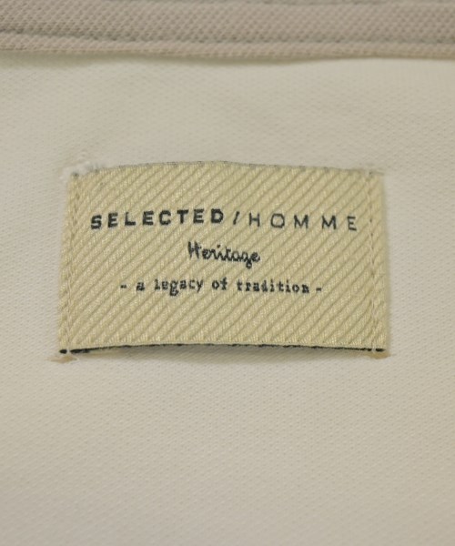 SELECTED HOMME（セレクテッドオム）ポロシャツ 白 サイズ:S メンズ/2200676448115