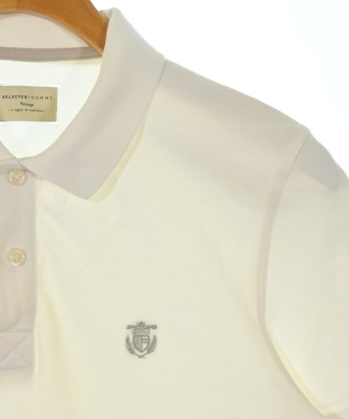 SELECTED HOMME（セレクテッドオム）ポロシャツ 白 サイズ:S メンズ/2200676448115