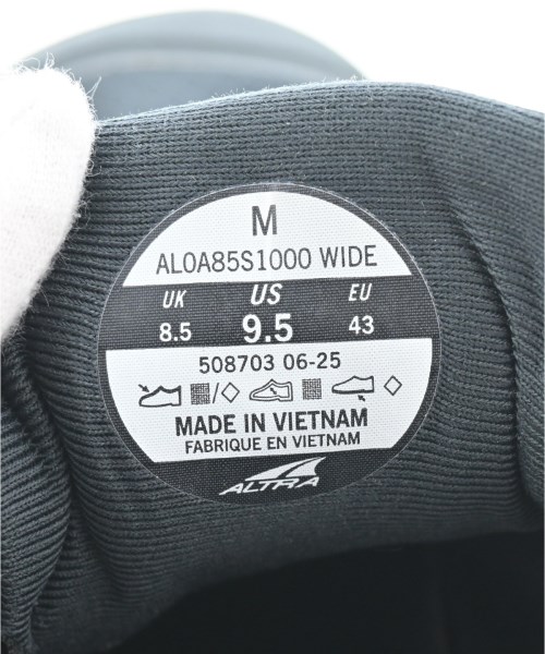 ALTRA（アルトラ）スニーカー 黒 サイズ:UK8 1/2(27cm位) メンズ/2200677646015