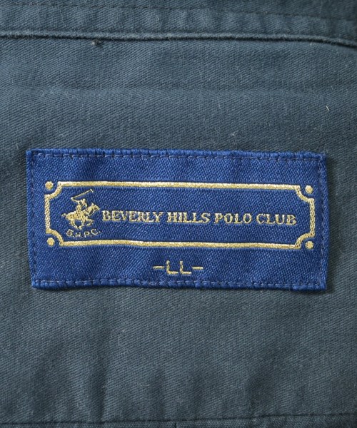 BEVERLY HILLS POLO CLUB（ビバリーヒルズポロクラブ）カジュアルシャツ 紺 サイズ:LL(XL位) メンズ/2200606534024