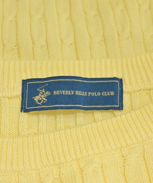 BEVERLY HILLS POLO CLUB（ビバリーヒルズポロクラブ）ニット・セーター 黄 サイズ:F レディース/2200725475024
