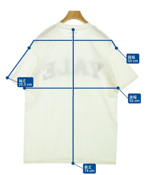 YALE（イェール）Tシャツ・カットソー 白 サイズ:L メンズ/2200718900236
